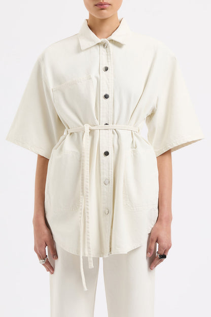 ORGANIC DENIM SHACKET