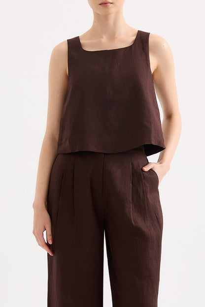 THILDA LINEN TOP