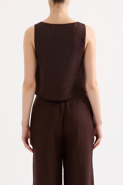 THILDA LINEN TOP