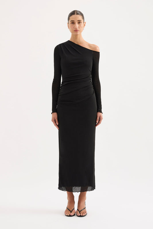 ORELIA LS MAXI DRESS