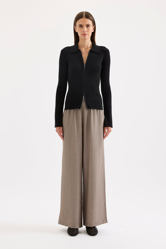 BETINA ZIP FRONT KNIT