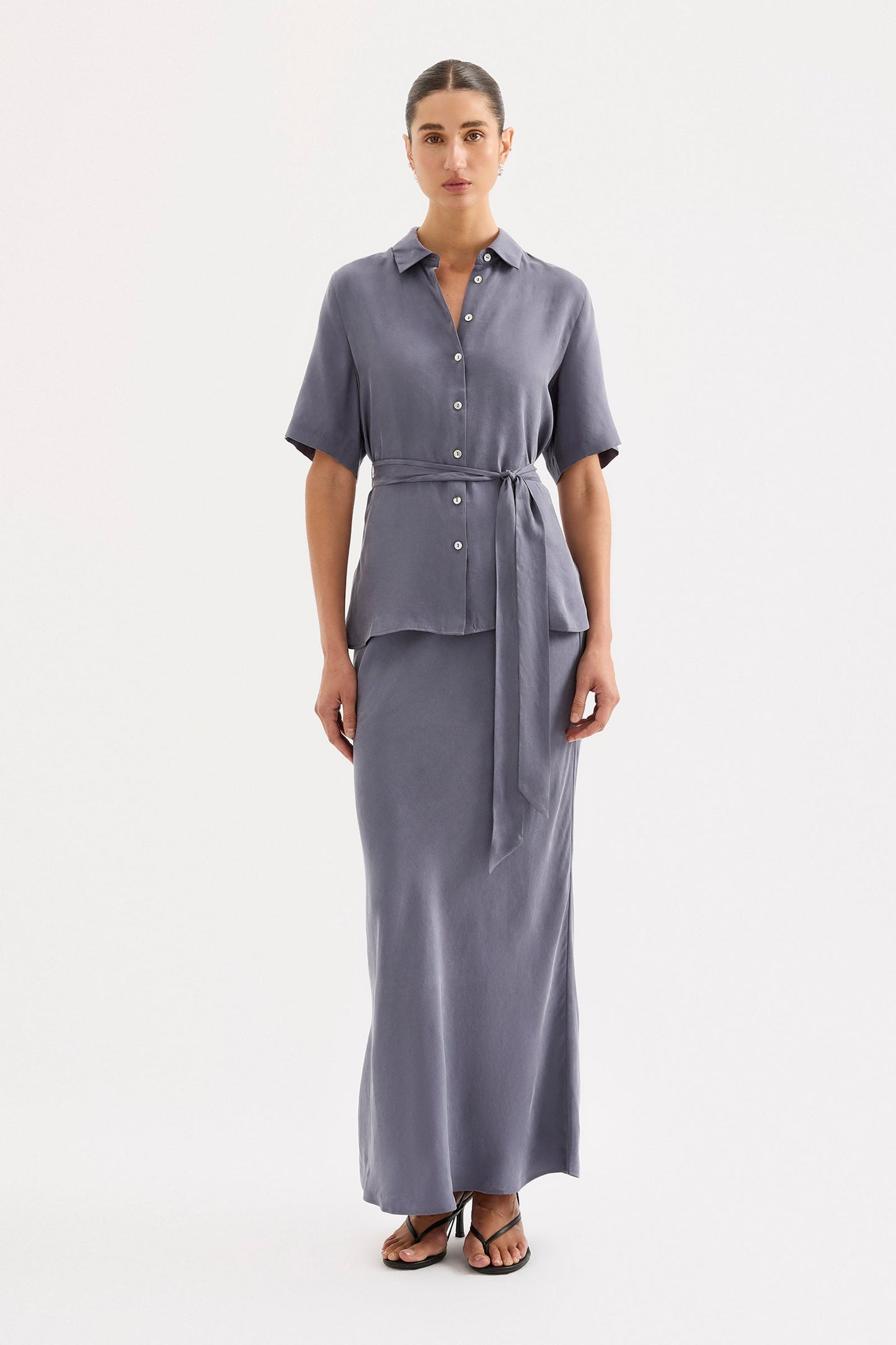 DEVIN TENCEL MAXI SKIRT
