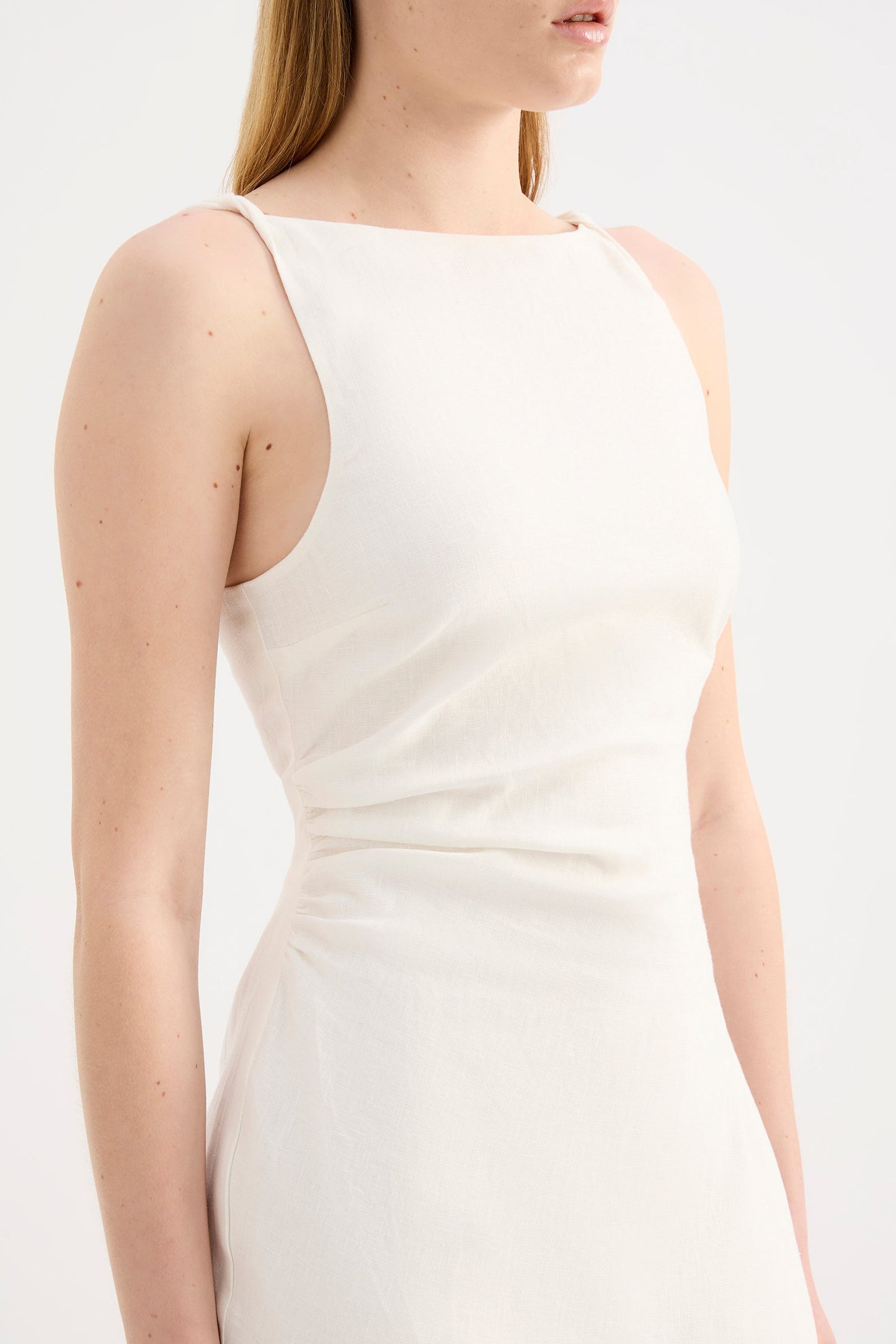 LOTTA LINEN MINI DRESS