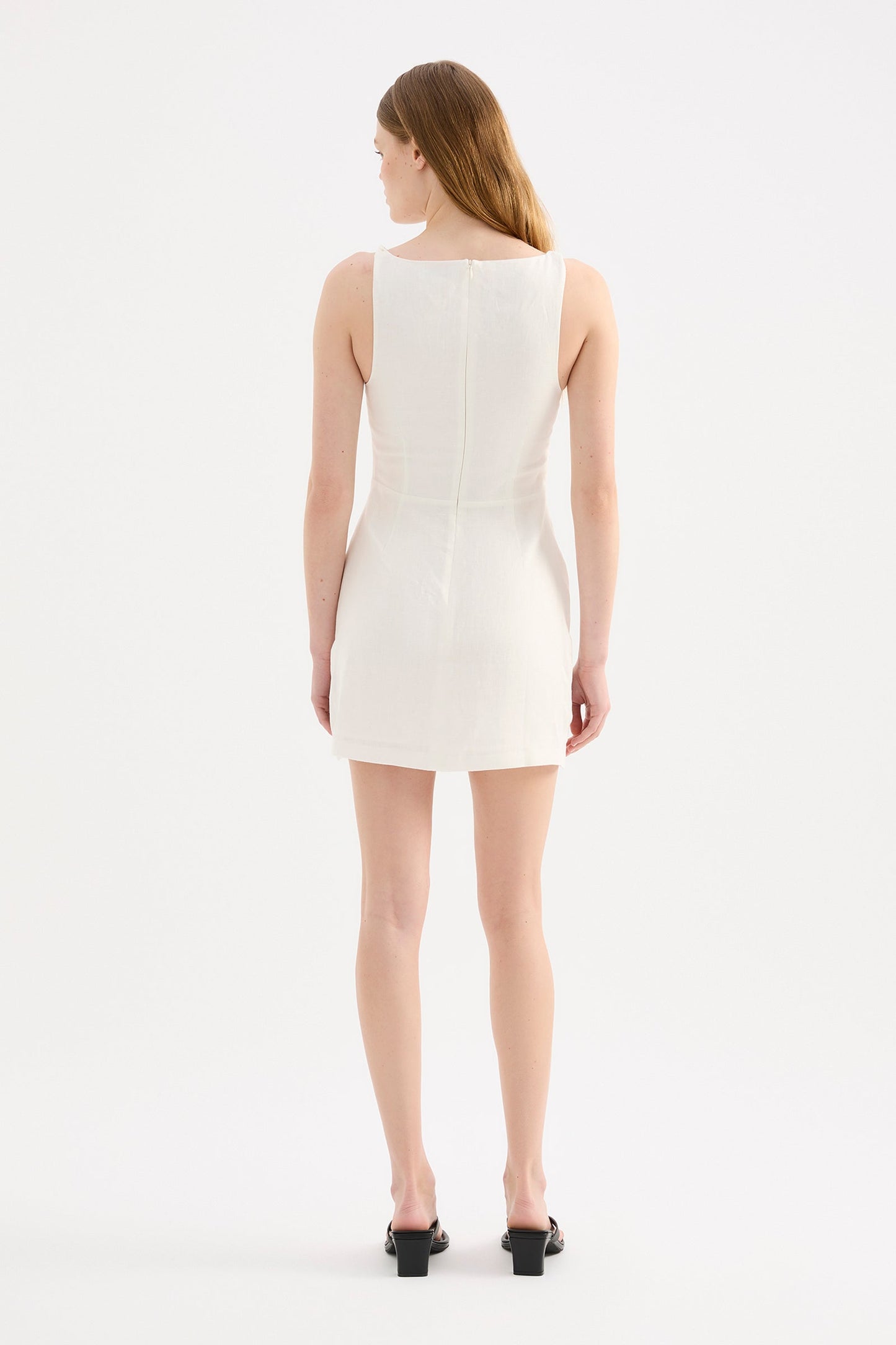 LOTTA LINEN MINI DRESS