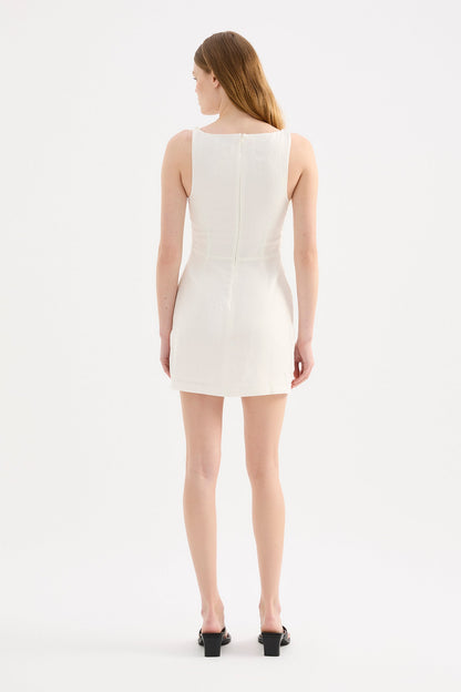 LOTTA LINEN MINI DRESS