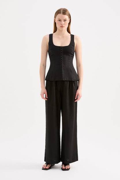 QUINN LINEN VEST