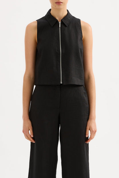 DALIA LINEN VEST