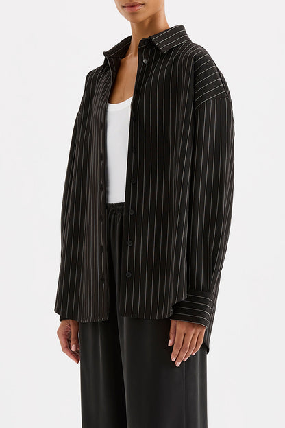 MAEVE PINSTRIPE SHIRT