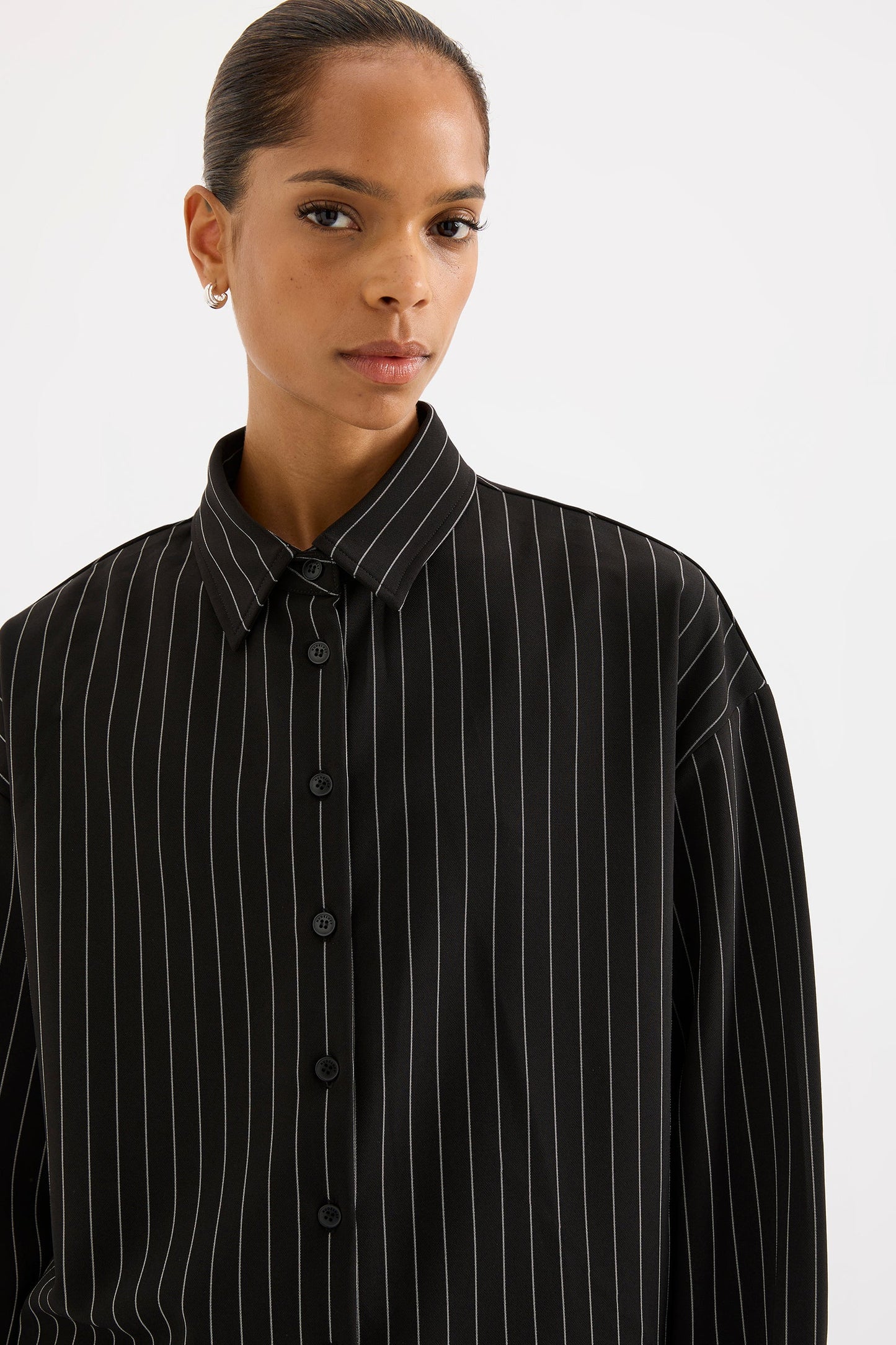 MAEVE PINSTRIPE SHIRT