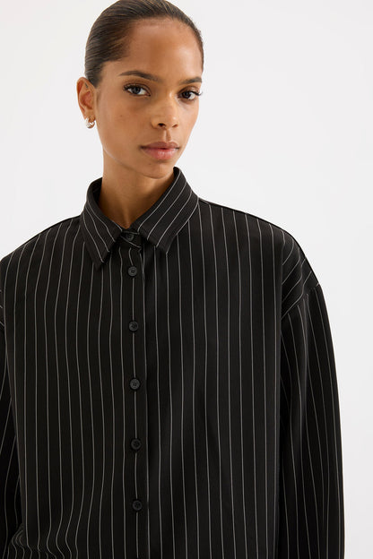 MAEVE PINSTRIPE SHIRT