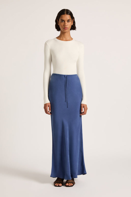 HAYZ CUPRO MAXI SKIRT