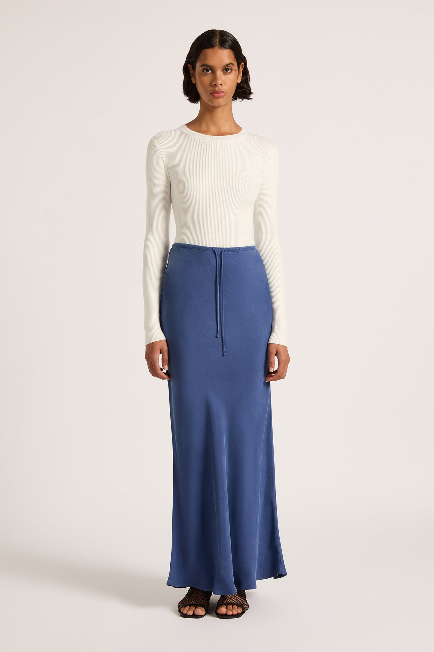 HAYZ CUPRO MAXI SKIRT