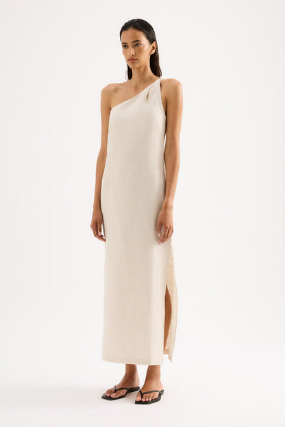 AVERY LINEN MIDI DRESS