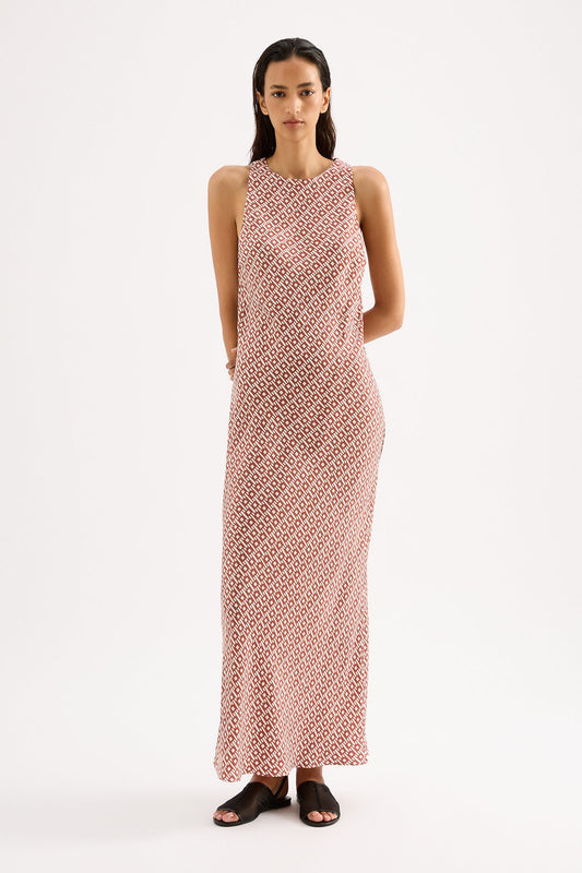 JASPER CUPRO MAXI DRESS
