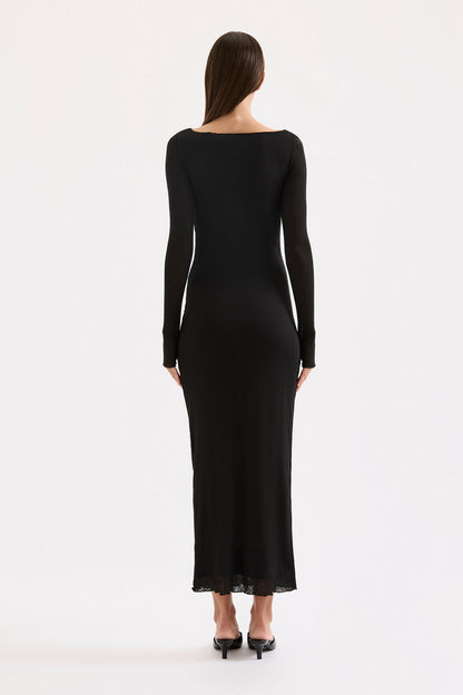 DALTON MESH MAXI DRESS