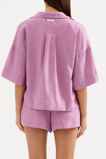 LOUNGE LINEN SHIRT