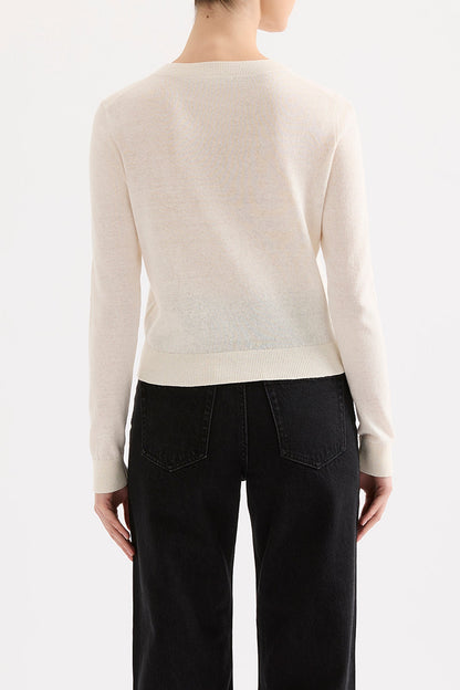 LOUIE LINEN BLEND CARDIGAN