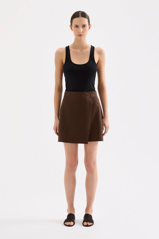 THILDA LINEN SKIRT