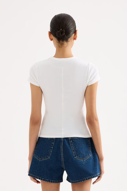 ORGANIC RIB SS TEE
