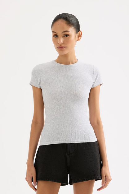 ORGANIC RIB SS TEE