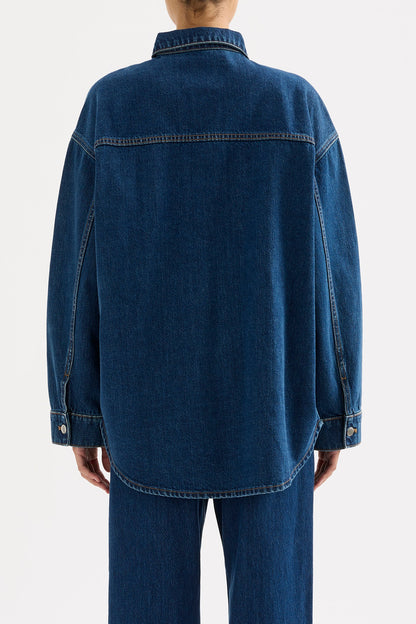 ORGANIC DENIM OVERSHIRT