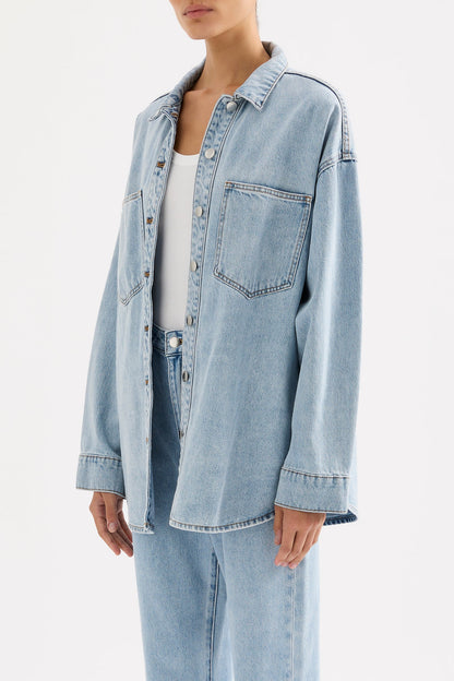 ORGANIC DENIM OVERSHIRT