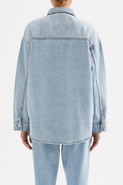 ORGANIC DENIM OVERSHIRT