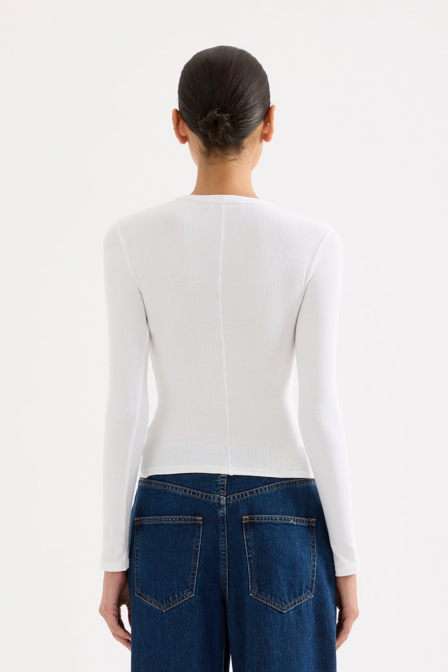 ORGANIC RIB LS TEE