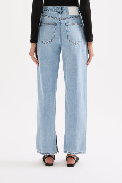 ORGANIC SPLIT HEM JEAN