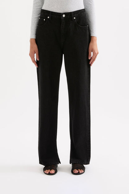 ORGANIC SPLIT HEM JEAN