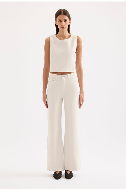 CALI STRETCH WIDE LEG JEAN