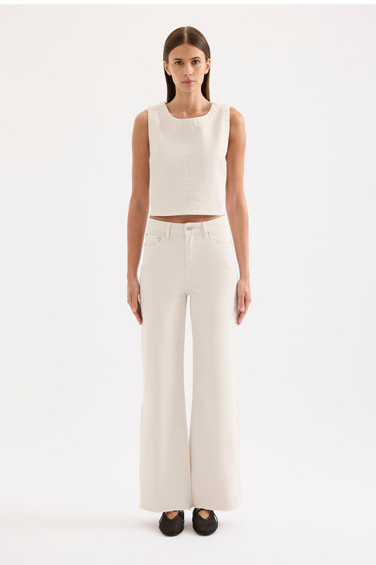 CALI STRETCH WIDE LEG JEAN