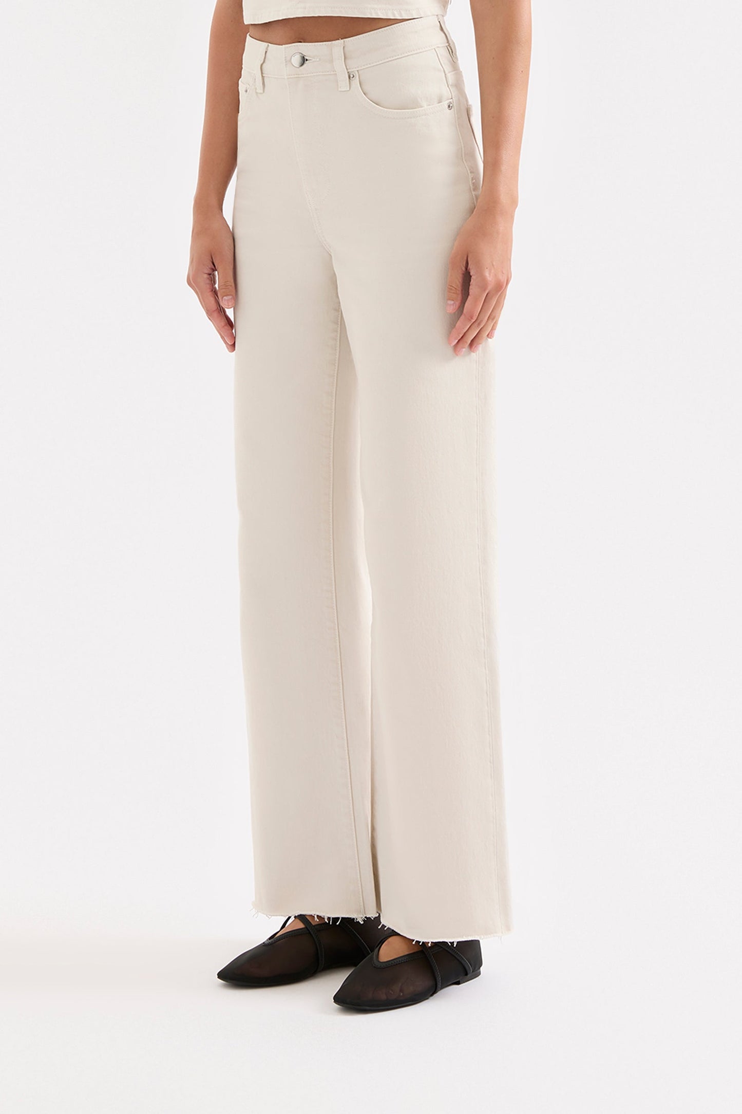 CALI STRETCH WIDE LEG JEAN