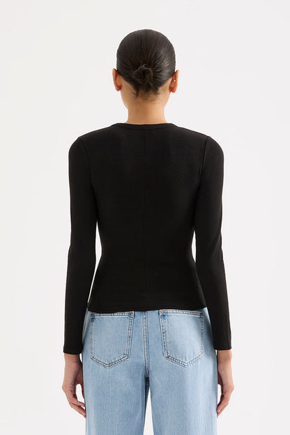 ORGANIC RIB LS TEE
