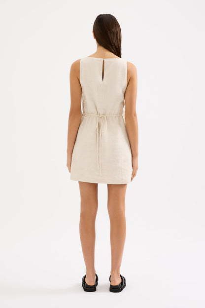 ALIYA LINEN MINI DRESS