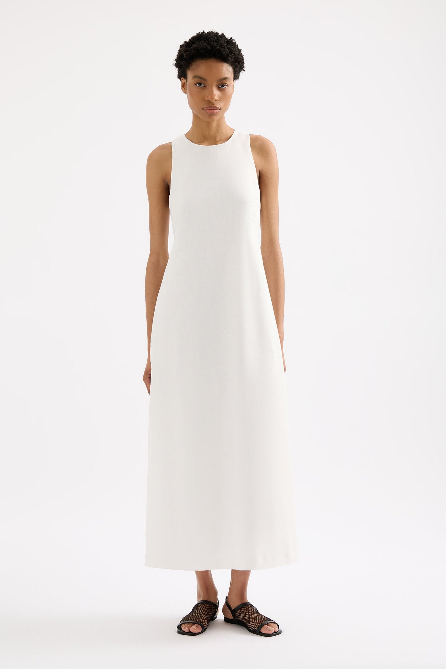 THILDA LINEN MAXI DRESS