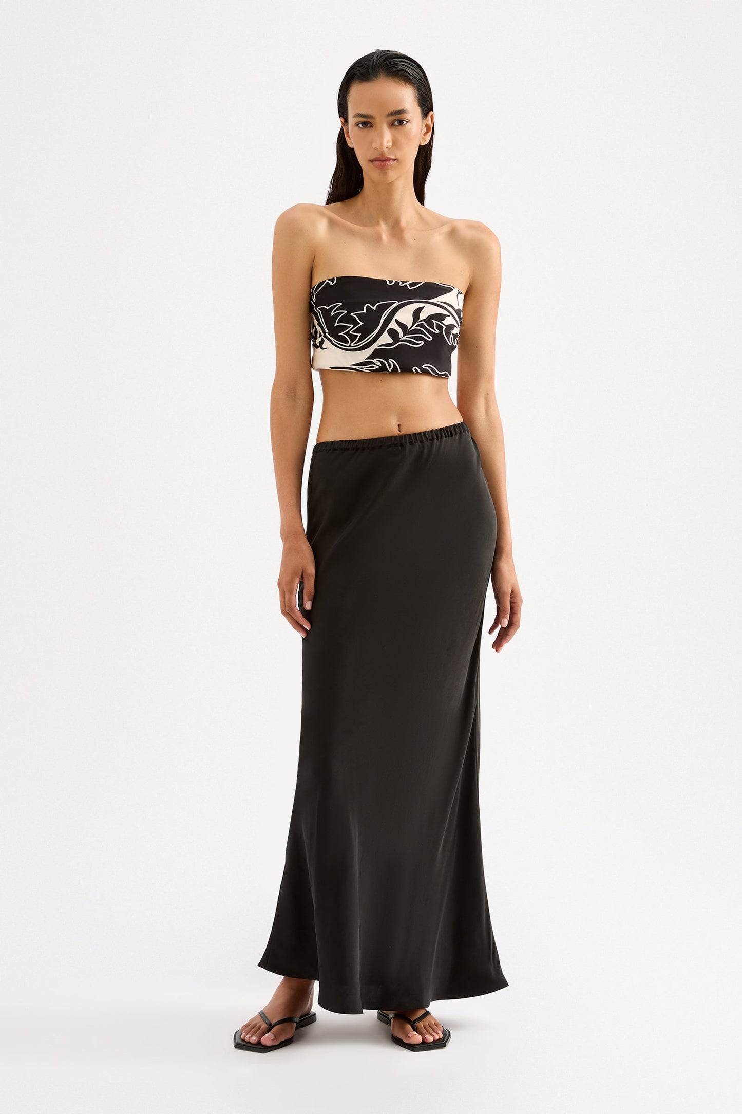 INES CUPRO SKIRT