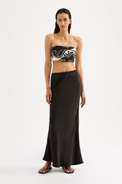 INES CUPRO SKIRT
