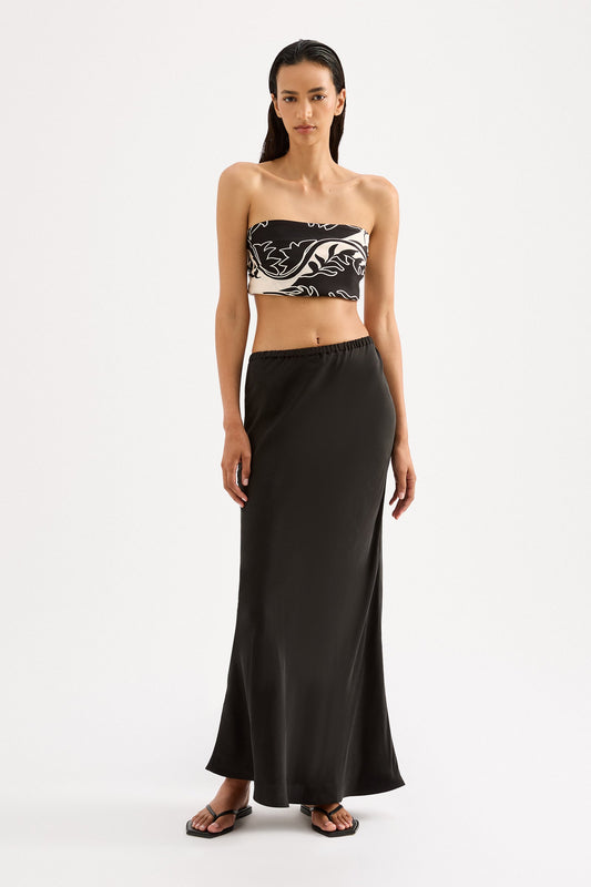 INES CUPRO SKIRT