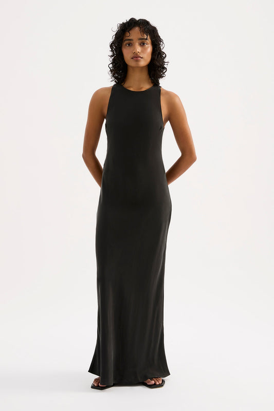 HARIOT CUPRO MAXI DRESS