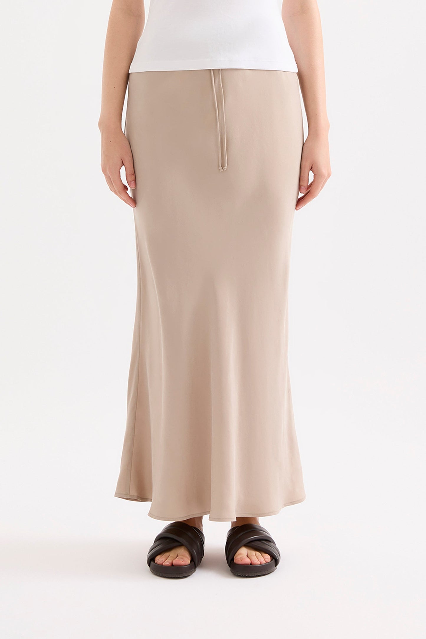 NIKKIA CUPRO MAXI SKIRT