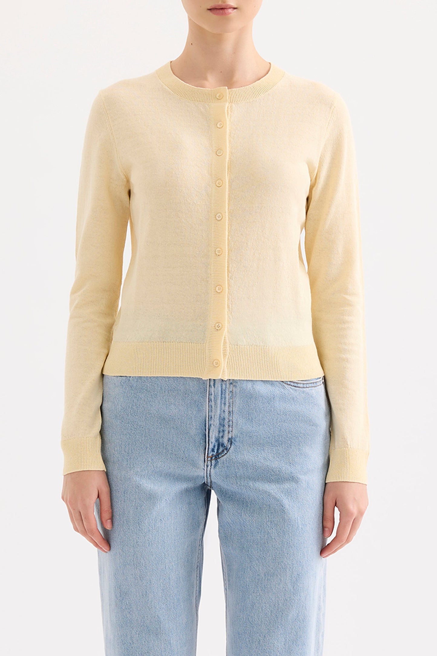 LOUIE LINEN BLEND CARDIGAN
