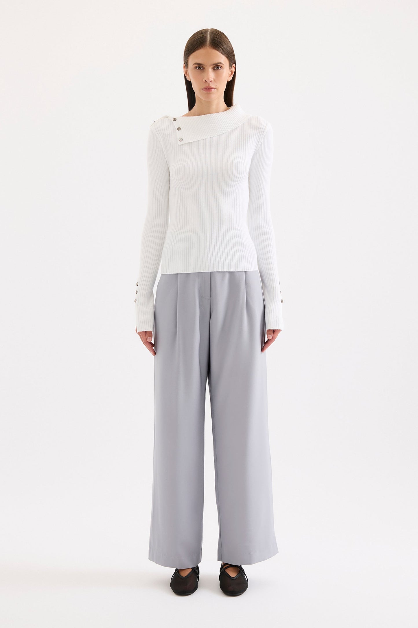 DREYFOS KNIT LS TOP