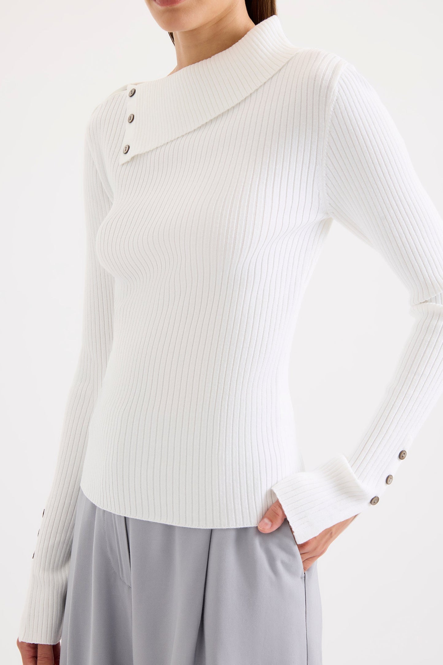 DREYFOS KNIT LS TOP