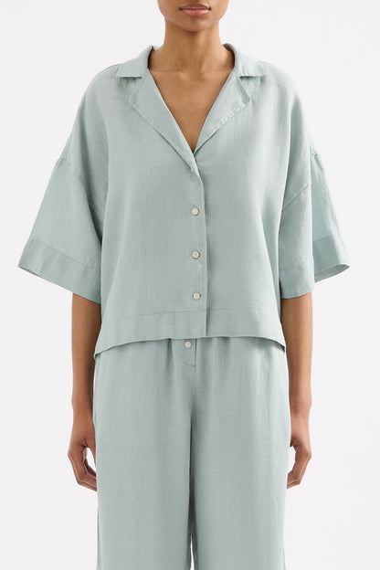 LOUNGE LINEN SHIRT