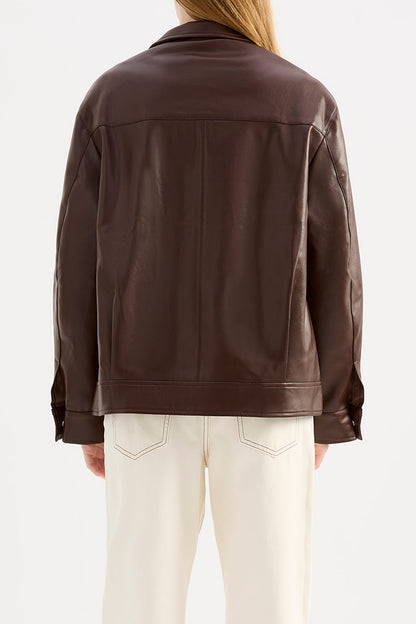 YAZ FAUX LEATHER JACKET