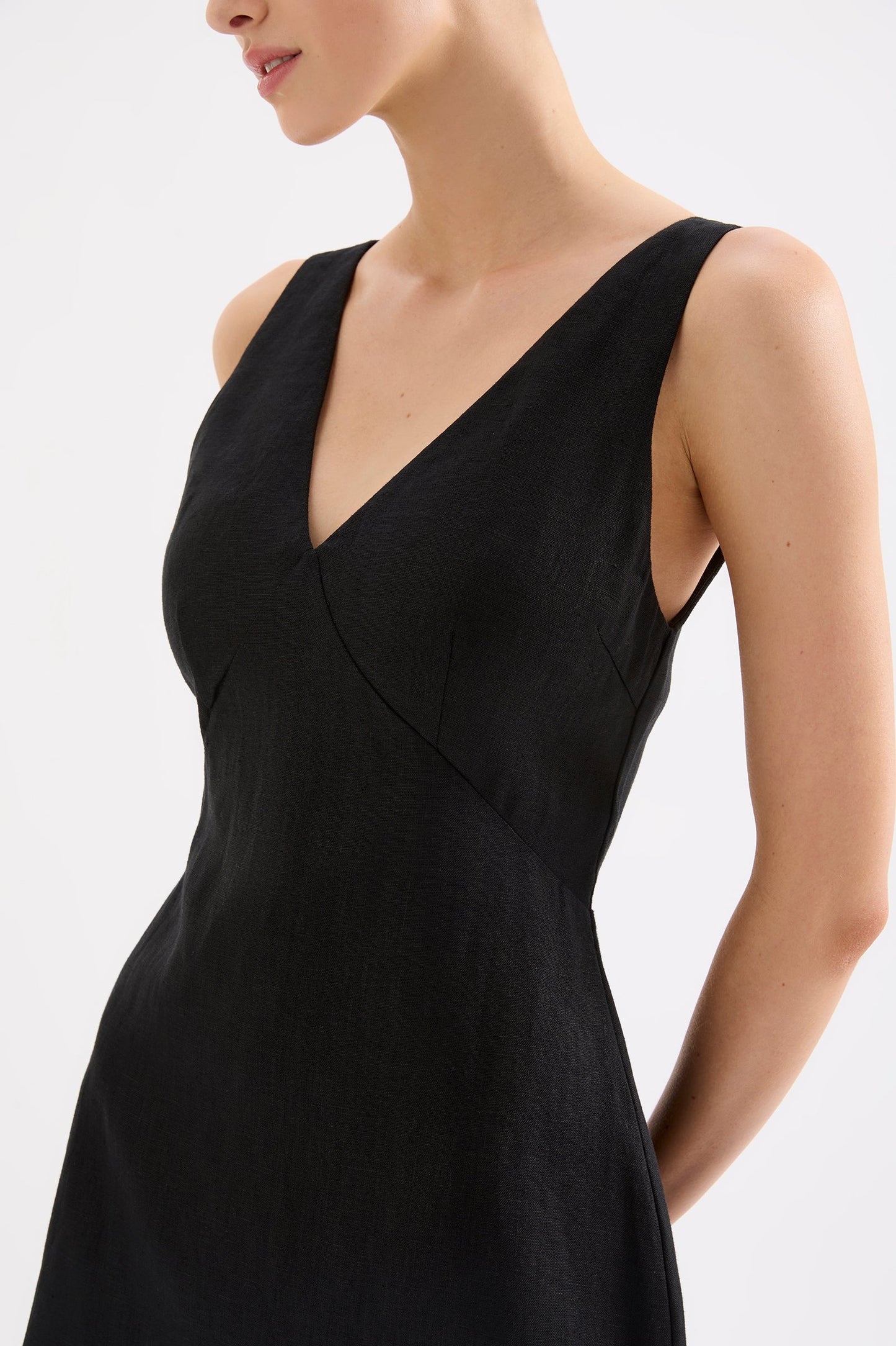 BLAIR LINEN MINI DRESS