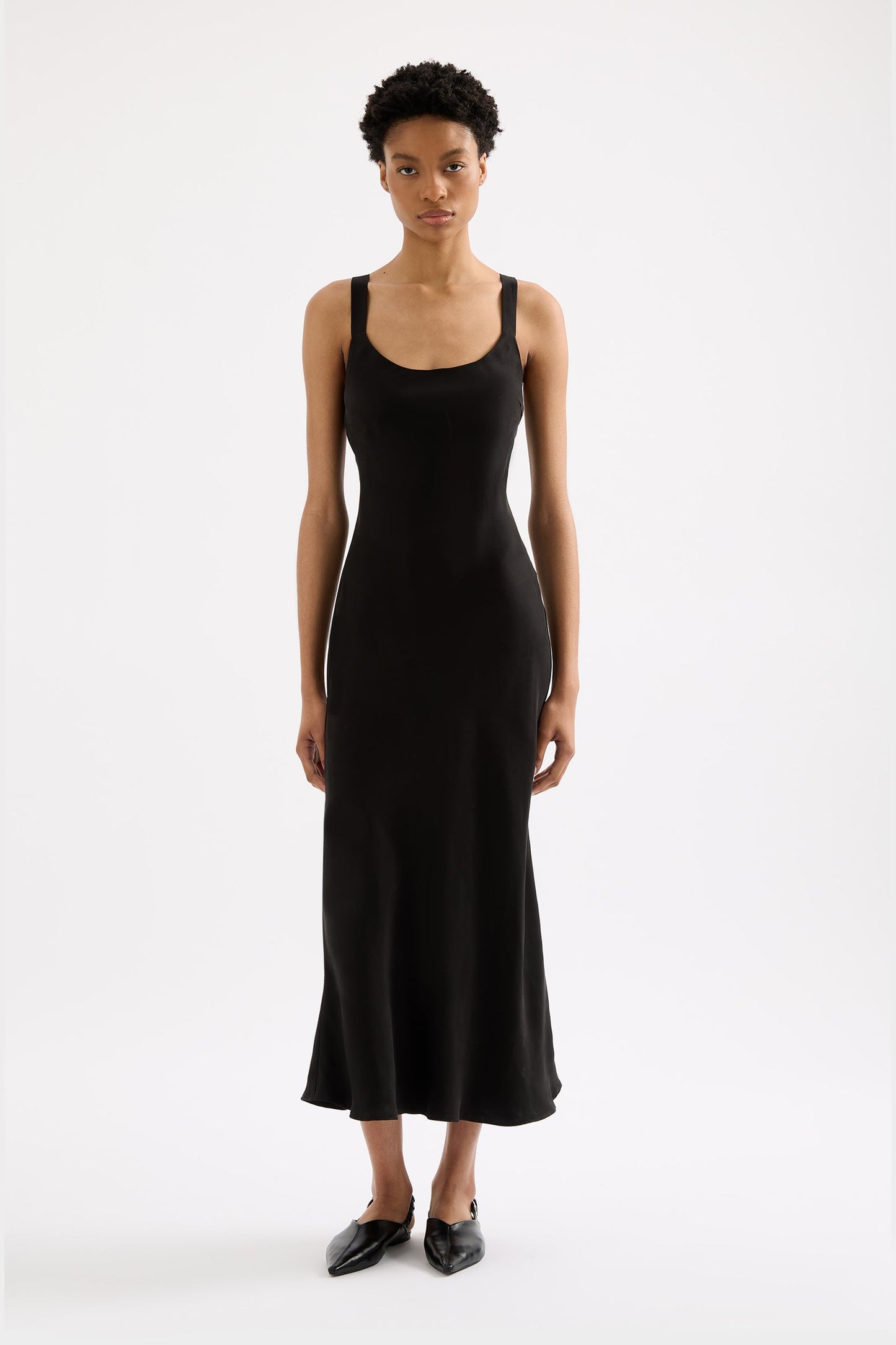 REN CUPRO SLIP DRESS