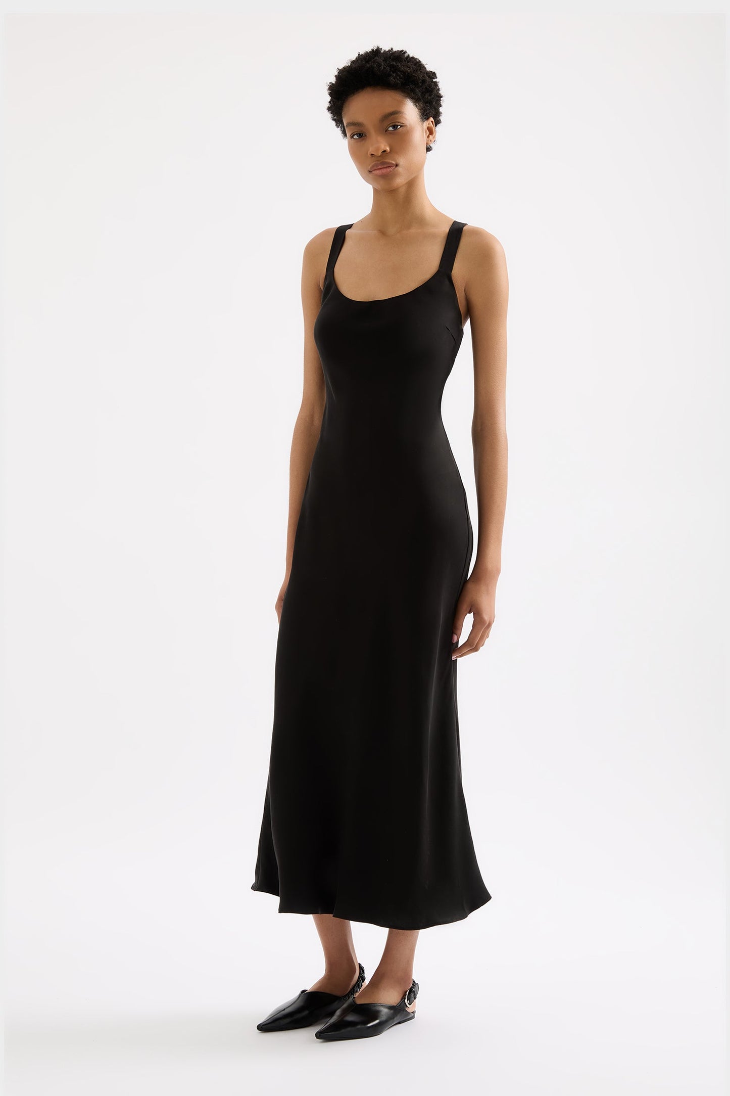 REN CUPRO SLIP DRESS