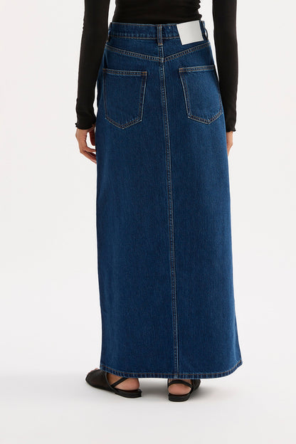 SIA DENIM MAXI SKIRT